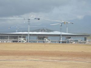 Penampakan Terkini Proyek Bandara Besutan Gudang Garam