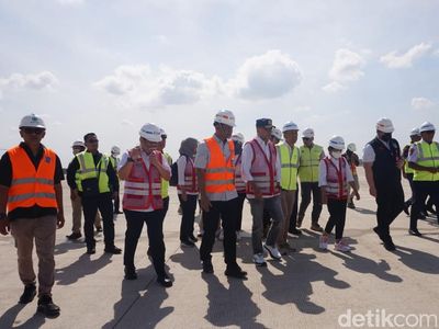 Penampakan Progres Pembangunan Bandara Kediri
