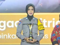 Brigadir Fitriani Pencegah Karhutla Raih Polisi Berdedikasi Hoegeng Awards 2023