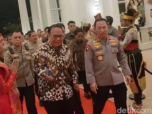 Kapolri dan Panglima TNI Hadiri Puncak Penganugerahan Hoegeng Awards 2023