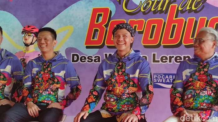 Gubernur Jawa Tengah Ganjar Pranowo di Kabupaten Semarang, Jumat (14/7/2023).