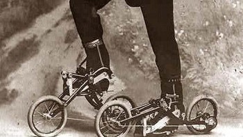 Semacam skateboar di zaman dahulu. Foto: History daily