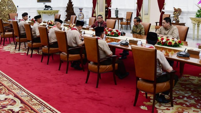 Jokowi terima Buwas di Istana (dok. Lukas - Biro Pers Sekretariat Presiden)