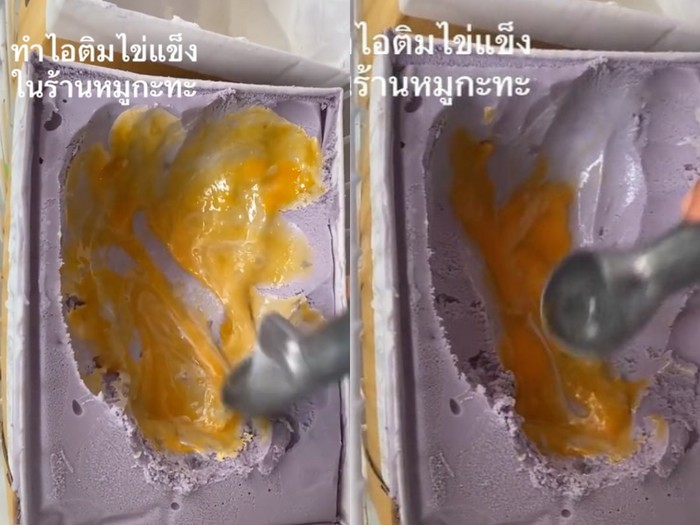 Kacau! Pengunjung Tambahkan Telur Mentah ke Es Krim yang Dijual Resto Ini
