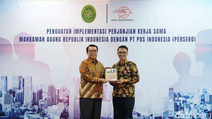 Ketua MA dan Dirut PT Pos.