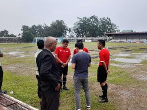 Sorotan Tajam Legislator soal Lapangan Venue Porprov Bak Kubangan