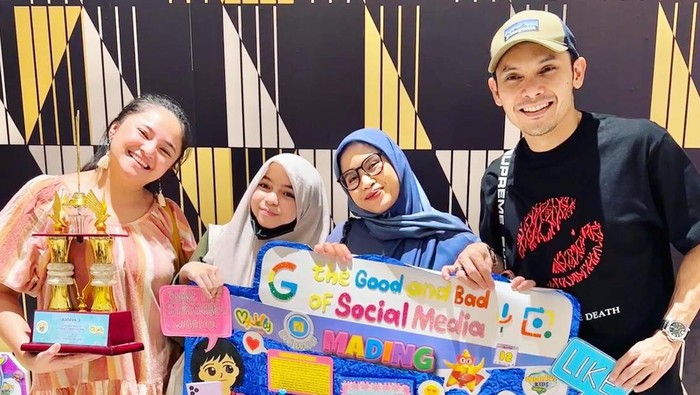 Marshanda, Ben Kasyafani, Ines, dan anak mereka