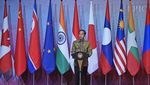Momen Jokowi Pidato di Pertemuan Menlu ASEAN