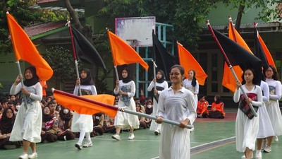 Suasana MPLS di SMAN 78 Jakarta, Dibuka Pertunjukan Ekskul