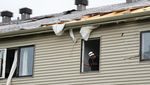 Penampakan Atap Rumah Jebol Diterjang Tornado di Kanada