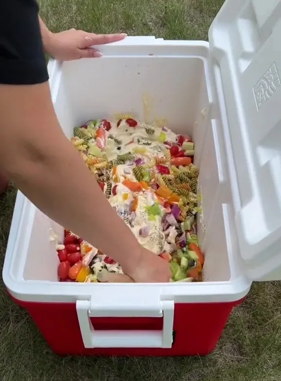 Netizen bikin salad dalam boks es