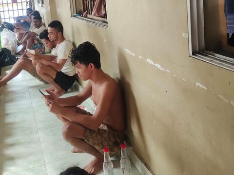 Tahanan imigrasi di Phnom Penh, Kamboja. (Dok Steven, salah satu dari 11 WNI di Kamboja)
