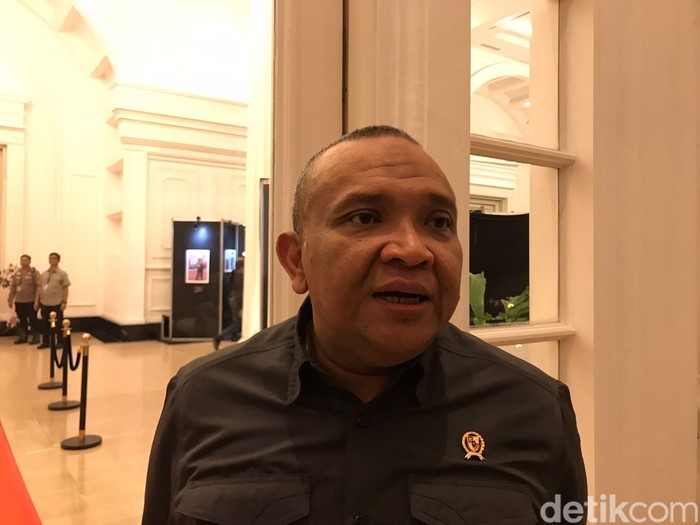 Wamenaker Afriansyah Noor di acara Hoegeng Awards 2023 (Lisye Rahayu/detikcom)