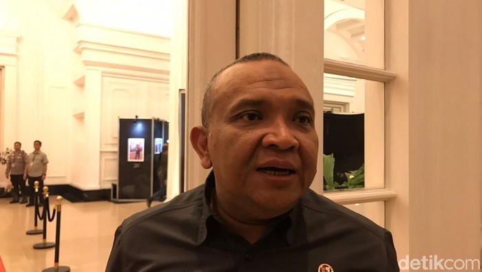 Wamenaker Afriansyah Noor di acara Hoegeng Awards 2023 (Lisye Rahayu/detikcom)
