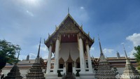 Wat Pho sudak esksis sejak abad ke-13. Tapi ada juga yang menyebut bahwa bangunan Wat Pho didirikan pada abad ke-17 pada masa pemerintahan Kerajaan Ayutthaya. Foto: Putu Intan/detikcom