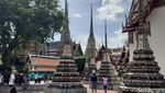 Potret Wat Pho, Kuil Tertua Thailand Simpan Patung Buddha Berbaring