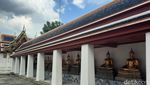 Potret Wat Pho, Kuil Tertua Thailand Simpan Patung Buddha Berbaring