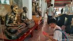 Potret Wat Pho, Kuil Tertua Thailand Simpan Patung Buddha Berbaring