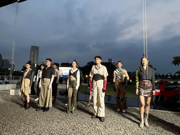 Acara Yamaha Fashion on The Edge di Sentosa Senayan, Jakarta Pusat (15/7/2023).