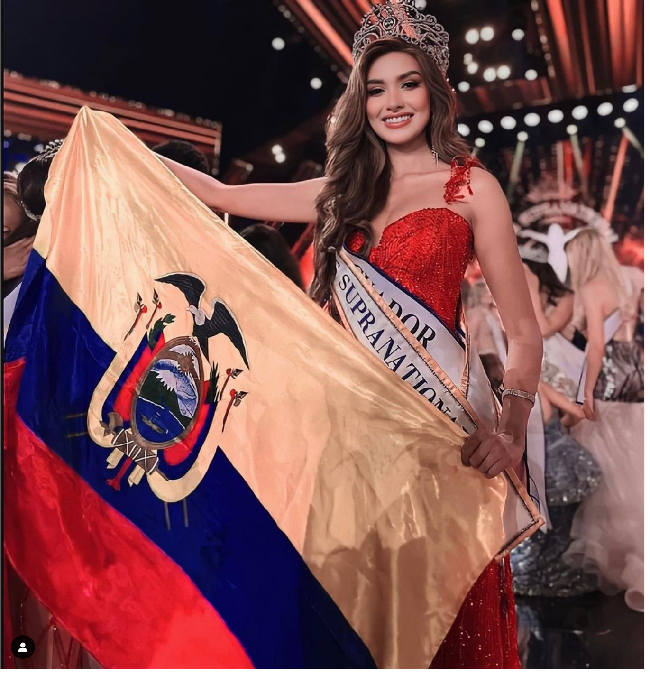 Seperti dikutip dari topvzla, Andrea Aguilera menjadi wanita Ekuador pertama yang memenangkan Miss Supranational. Foto: Dok. Instagram/andreaaguilerapa
