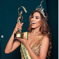 Ajang kontes kecantikan bukan hal baru bagi Andrea Aguilera. Andrea merupakan pemenang kedua atau 1st runner up Miss Grand International 2021. Foto: Dok. Instagram/andreaaguilerapa