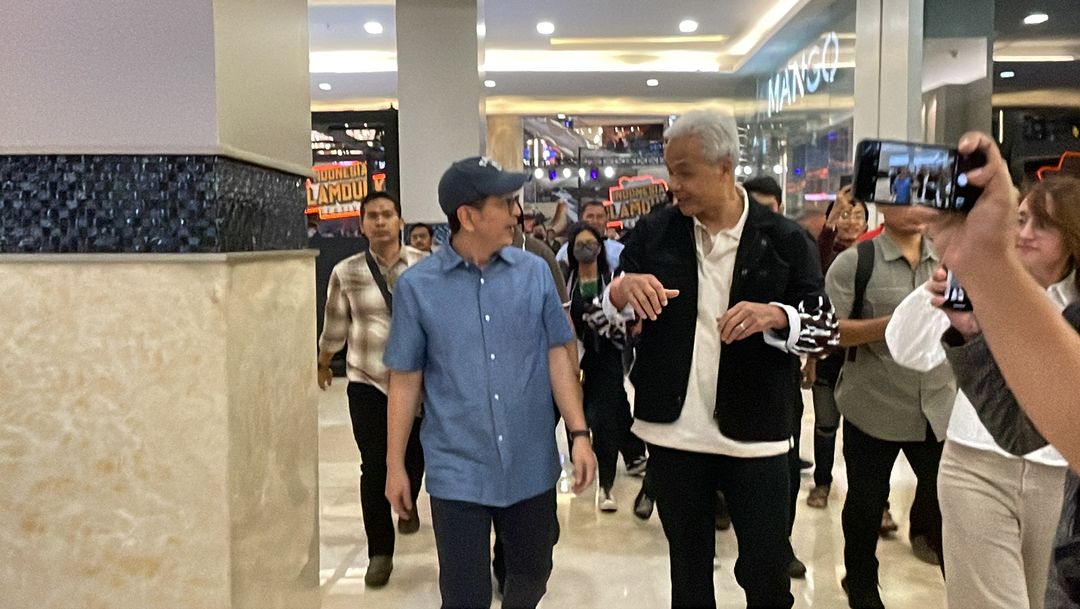 Arsjad Rasjid keliling mal bareng Ganjar di Jaksel