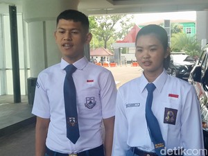 Sosok 2 Siswa Sumsel yang Dipercaya Jadi Pembawa-Pengibar Bendera Negara