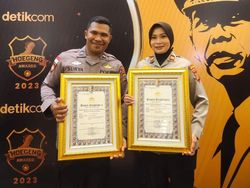 2 Anggota Polda Sulut Raih Penghargaan Polisi Teladan Hoegeng Awards 2023