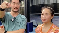 Latihan ini dilakukan karena Jeje Govinda dan Nagita Slavina akan menghadapi sebuah pertandingan. Foto: Instagram Raffi Ahmad dan Nagita Slavina
