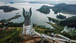 Potret Menara Kujang Sepasang di Sumedang, Calon Wisata Baru Jawa Barat