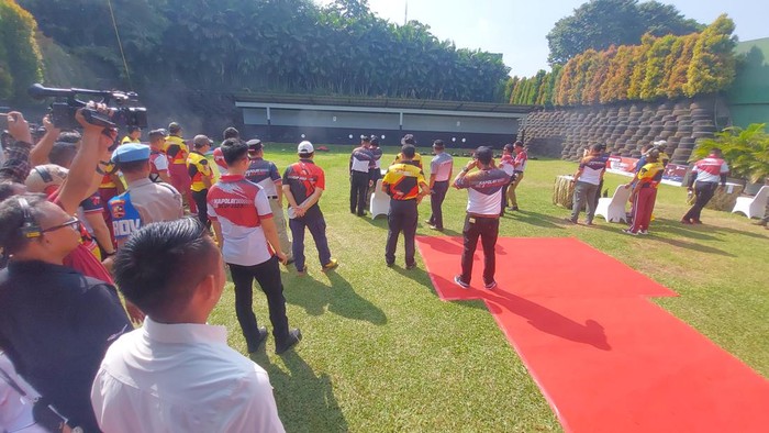 Momen Adu Tembak Kapolri-Bamsoet-Nyoman