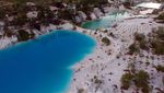 Pesona Danau Kaolin, Wisata Bekas Tambang Timah yang Airnya Biru