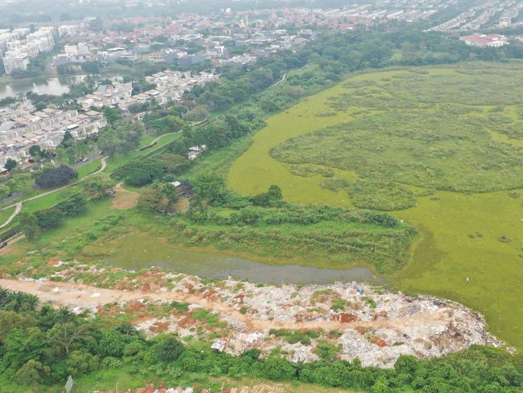 Potret Situ Cihuni yang Menciut Usai 7 Tahun Jadi Sengketa