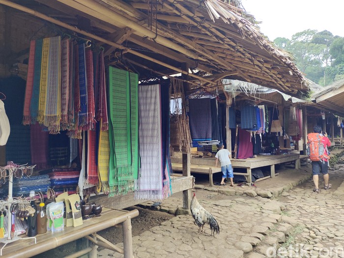 Suasana Kampung Baduy Luar, Lebak, Banten. (Foto: Fathul Rizkoh/detikcom).