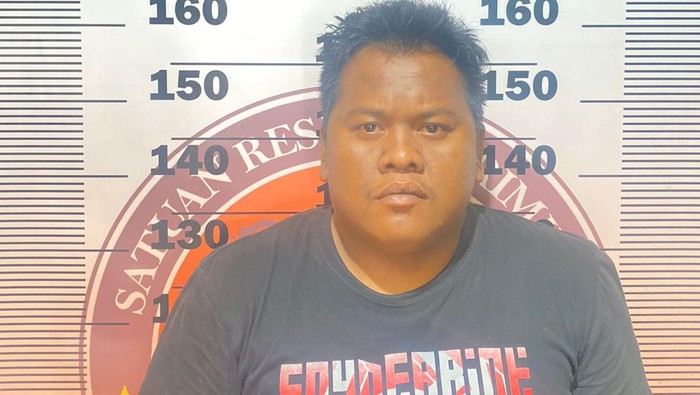 AJ (31), pelaku pemerkosaan anak pemilik rumah yang memberinya tumpangan di Berau, Kalimantan Timur (Kaltim).