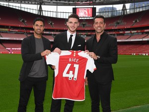 Declan Rice Tetap Pakai Nomor 41 di Arsenal, Ini Alasannya