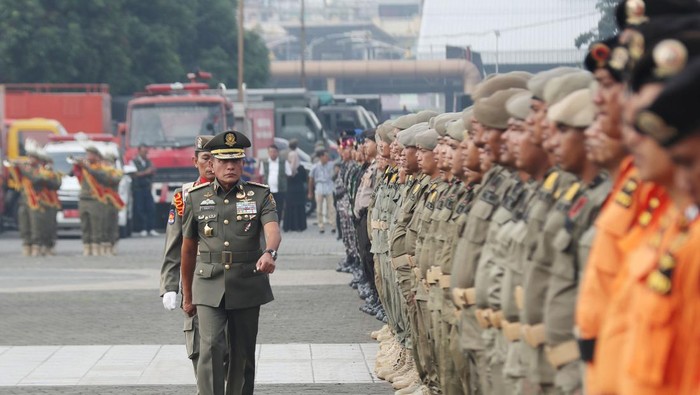 Gubsu Edy Rahmayadi saat acara HUT Satpol PP Sumut