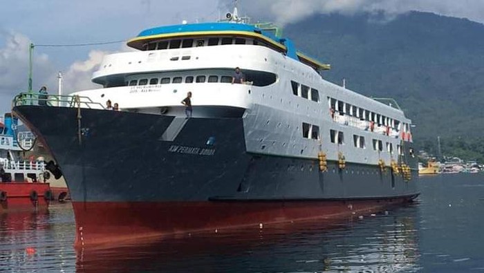 Kapal Permata Bunda yang ditumpangi Ibnu Sabil Putra Bahari, bocah asal Kelurahan Maliaro, Kota Ternate, Maluku Utara yang dikabarkan hilang beberapa waktu lalu.