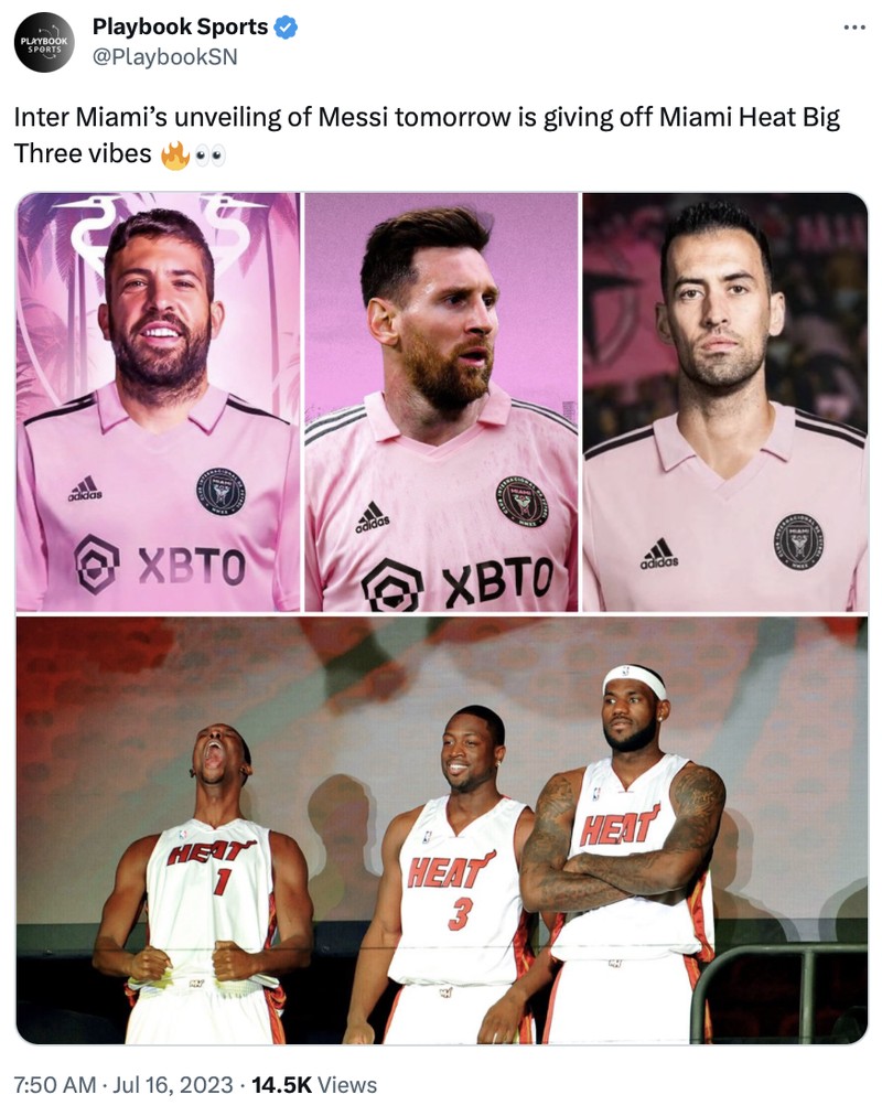 Inter Miami secara resmi memperkenalkan Lionel Messi ke publik.