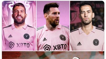 Miami kini dikuasai Inter Miami, bukan lagi Miami Heat. Foto: Twitter