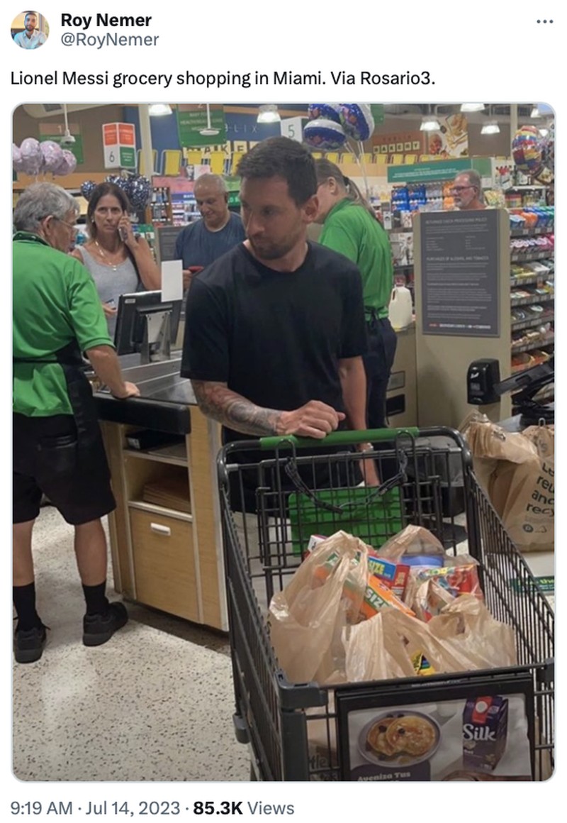 Inter Miami secara resmi memperkenalkan Lionel Messi ke publik.