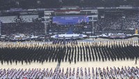 Partai NasDem menggelar Apel Siaga Perubahan Partai Nasdem pada Minggu, (16/7/ 2023). Mengusung tema Its Time Restorasi Indonesia kegiatan ini akan dihelat di Stadion Gelora Bung Karno, Jakarta.