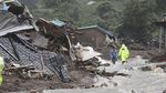 Penampakan Parahnya Banjir dan Longsor yang Melanda Korea Selatan