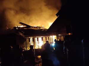 Kebakaran Hebat di Pasar Jibama Wamena, 16 Kios Hangus Terbakar