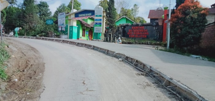 Tiga Ruas Jalur Evakuasi Pengungsi Gunung Merapi Klaten Dicor