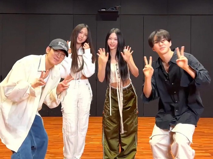 Wonwoo dan Hoshi SEVENTEEN bikin dance challenge NewJeans