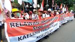 Aksi Damai Desak Tuntaskan Korupsi BTS di Kejagung