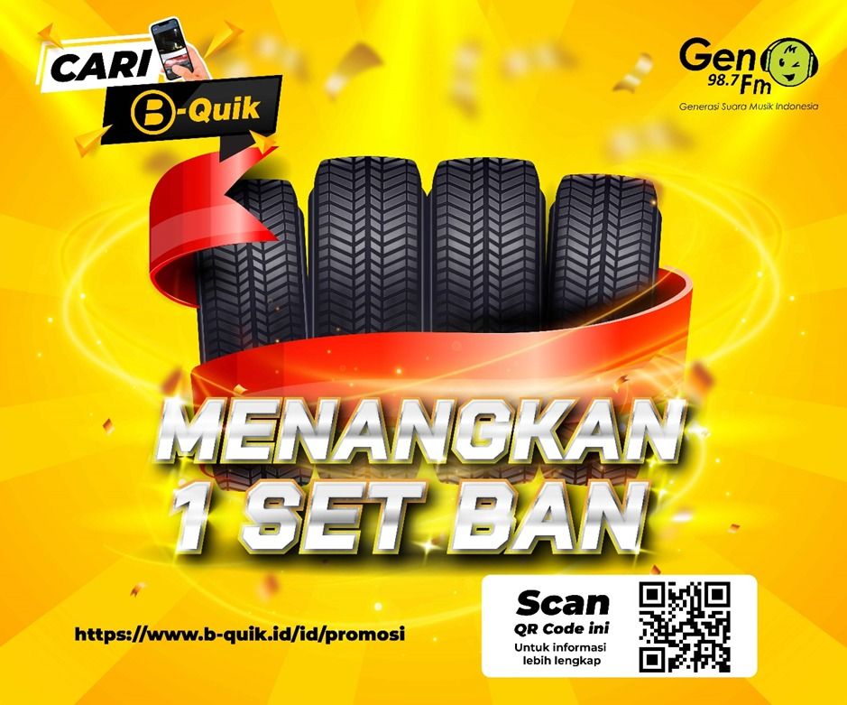 Cari B-Quik, Kesempatan untuk Memenangkan 1 Set Ban