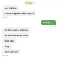 Chat antara driver ojol dan penumpang yang beredar di internet ini berhasil bikin ngakak -- atau setidaknya, senyum-senyum sendiri.