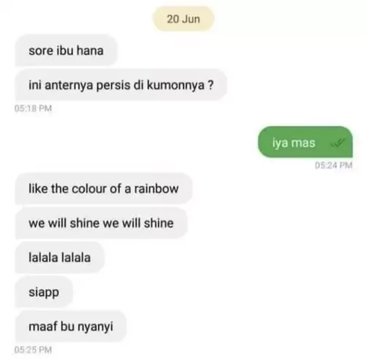 Chat Kocak Driver Ojol dan Penumpang, Absurd Banget Chat antara driver ojol dan penumpang yang beredar di internet ini berhasil bikin ngakak -- atau setidaknya, senyum-senyum sendiri.